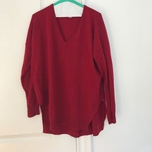 Autumn Cashmere - Red Cashmere Sweater